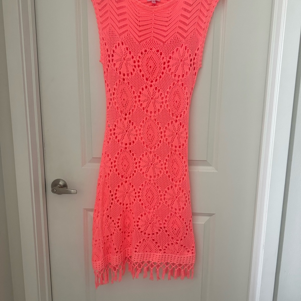 LILLY PULITZER Adabelle Crochet Sweater Dress